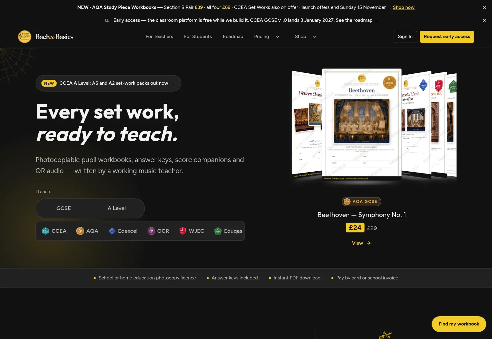 Bach to Basics on desktop